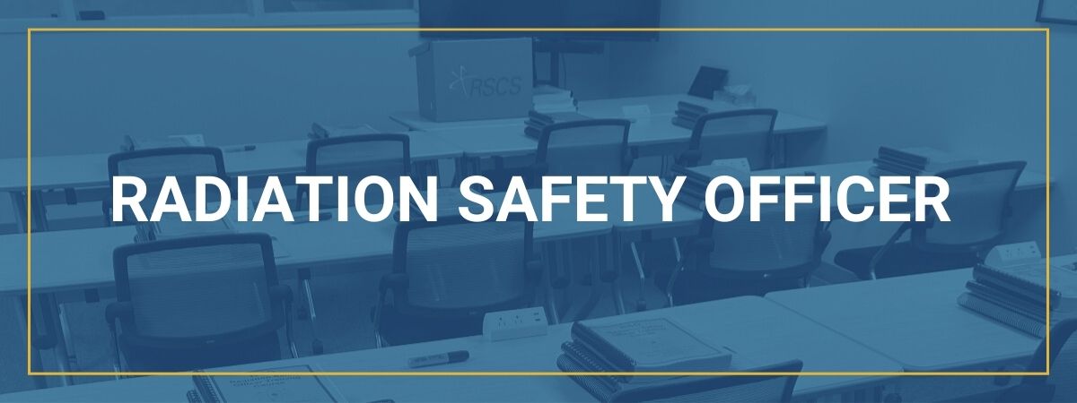 Radiation Safety Officer - RSO